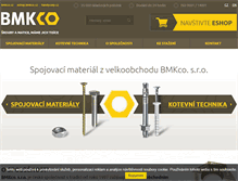 Tablet Screenshot of bmkco.cz